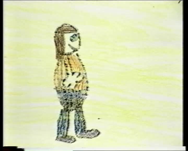 A still image from Up against it