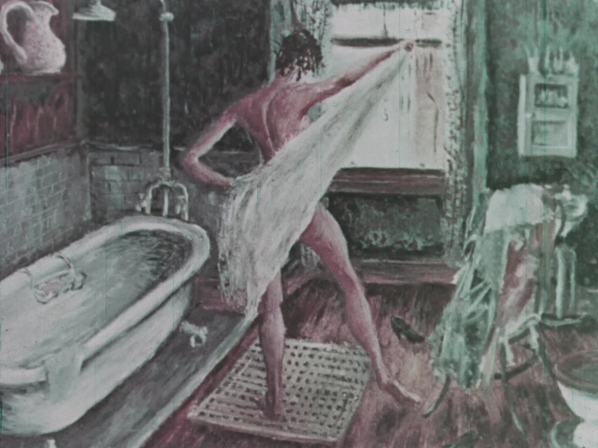 A still image from Russell Drysdale